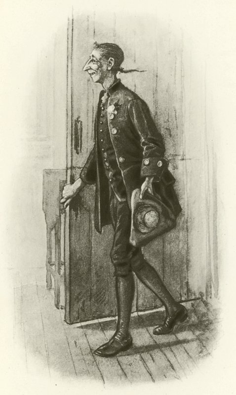 Ichabod Crane (الحفر) بواسطة إدوين أوستن أبي