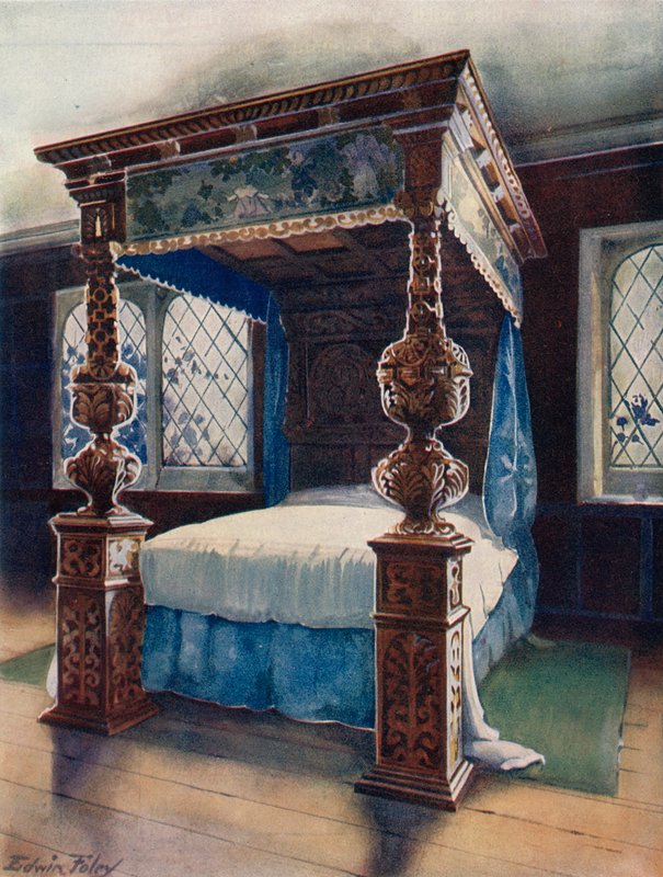 سرير Littlecote Bedstead بواسطة إدوين جون فولي