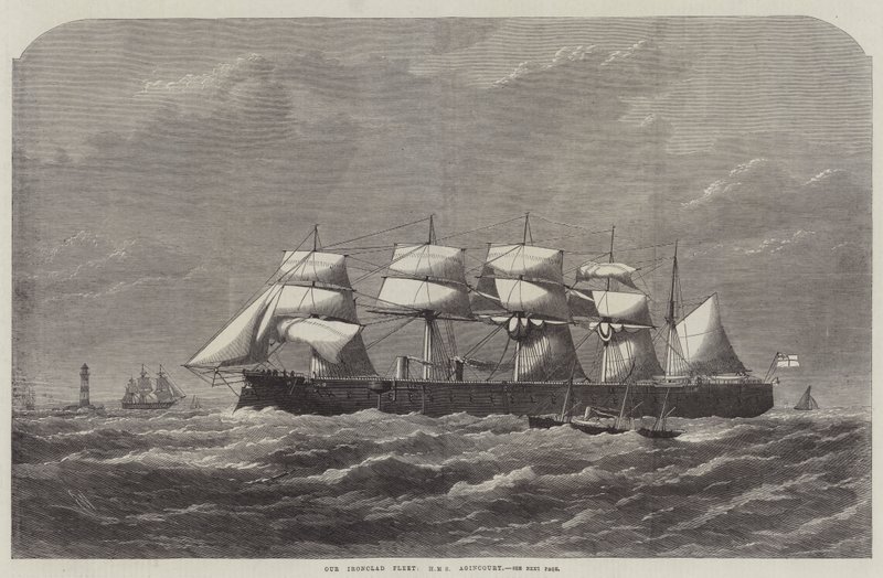 أسطولنا الحديدي ، HMS Agincourt بواسطة إدوين ويدون