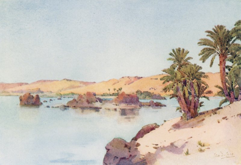 حوض الكتاراكت من جزيرة إلفنتين (ليثو ملون) بواسطة إيلا دو كين