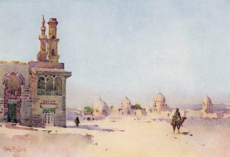 مقابر الخلفاء (حجرية ملونة) بواسطة إيلا دو كين