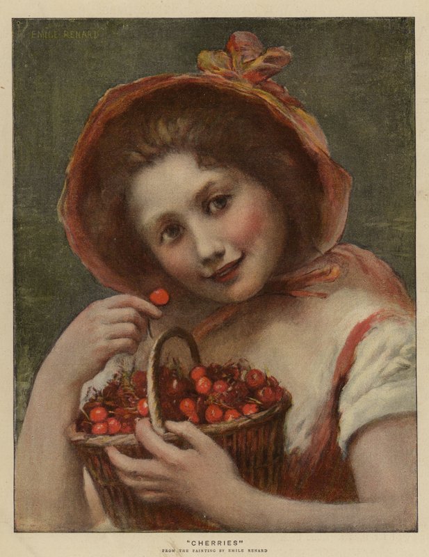 الكرز (chromolitho) بواسطة إميل رينارد