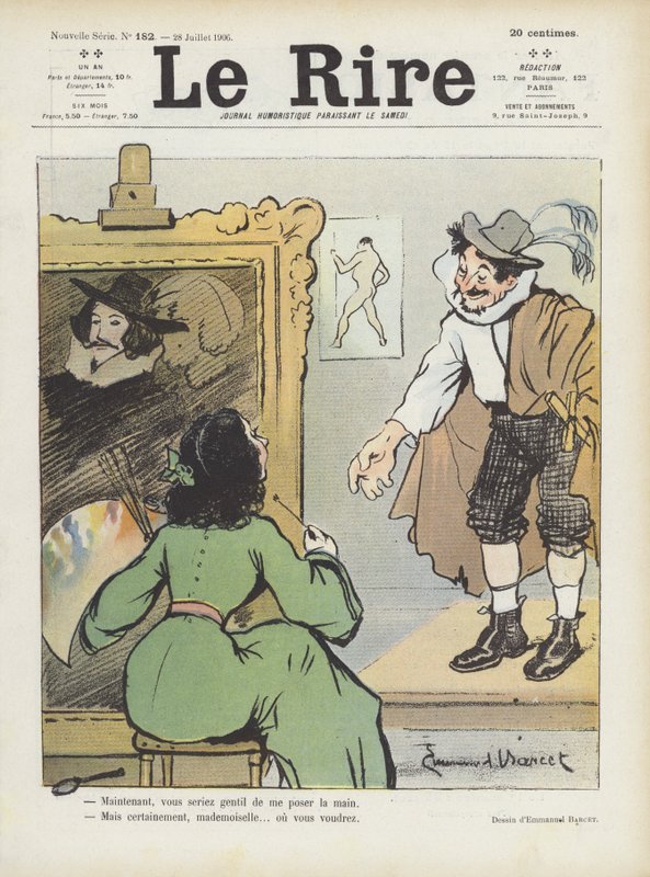 رسم توضيحي لـ Le Rire بواسطة إيمانويل باركيت