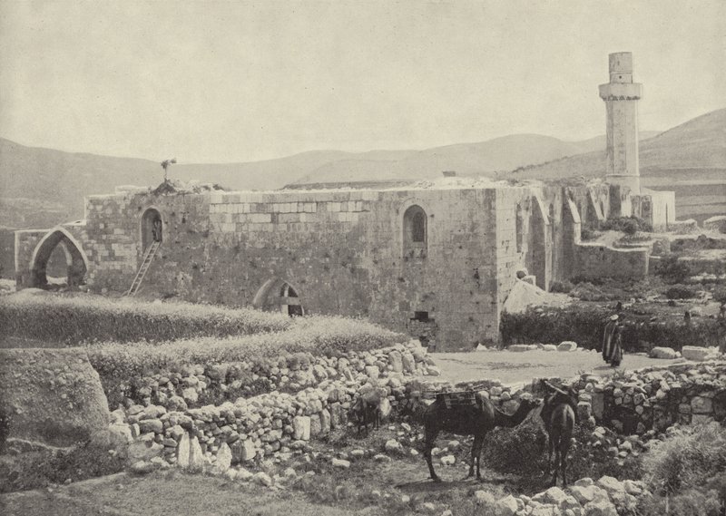 كنيسة القديس يوحنا ، السامرة ، حيث تم قطع رأس يوحنا المعمدان بواسطة مصور انجليزى