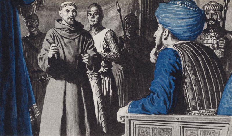 حاول فرنسيس تحويل السلطان التركي الذي احتلت قواته مدينة القدس المقدسة بواسطة مدرسة اللغة الإنجليزية