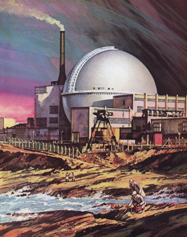 محطة الطاقة النووية في Dounreay في اسكتلندا بواسطة مدرسة اللغة الإنجليزية