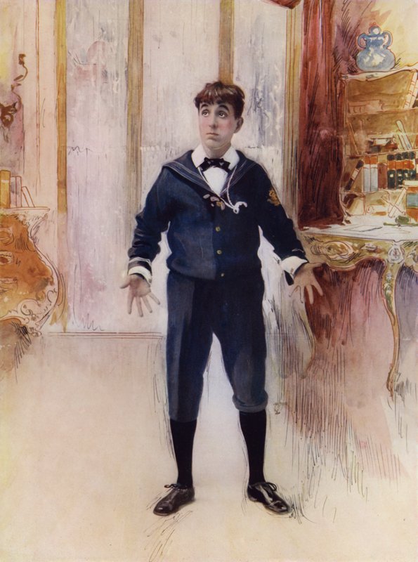 السيد ويدون غروسميث في فيلم The New Boy (صورة ملونة) بواسطة مصور انجليزى
