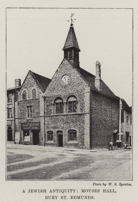 الآثار اليهودية ، Moyses Hall ، Bury St. Edmunds بواسطة مصور انجليزى