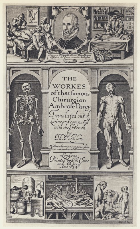 A Pare, The Workes, T Cotes and R Young 1634 (b/w photo) بواسطة مصور انجليزى