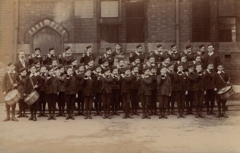 Boys Brigade Band, presumably (b/w photo) بواسطة مصور انجليزى