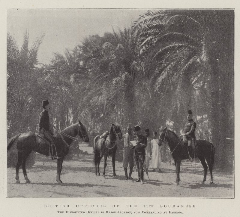 الضباط البريطانيين السودانيين الحادي عشر بواسطة مصور انجليزى