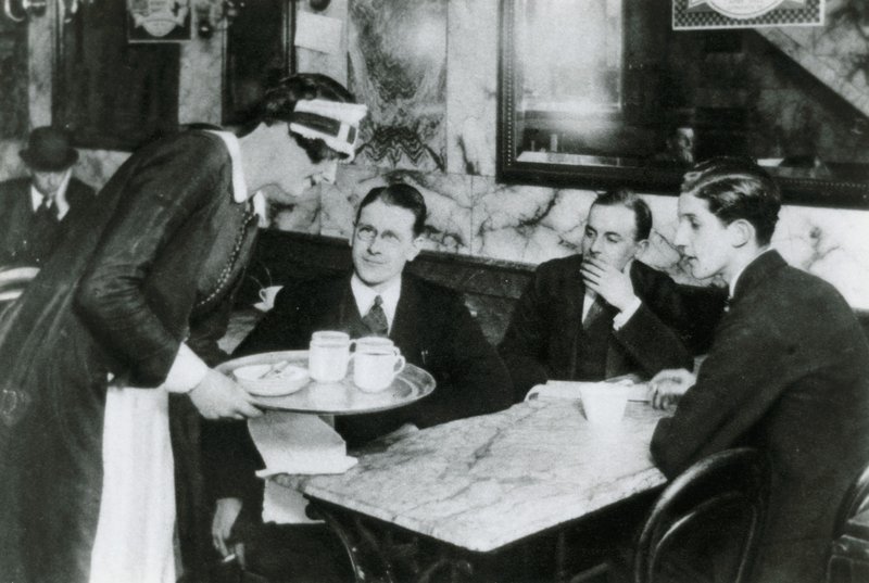 حزب حديقة قصر باكنغهام ، 1911 بواسطة مصور انجليزى