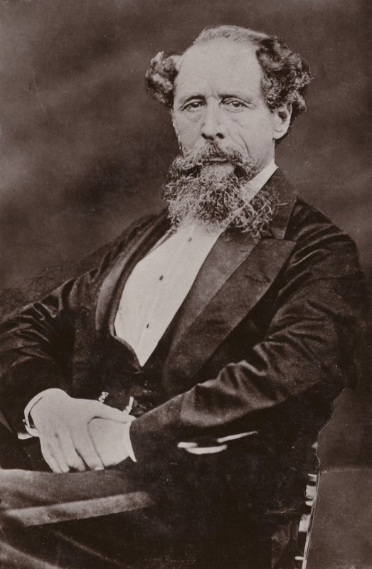 تشارلز ديكنز (1812-1870) ، الروائي الإنجليزي بواسطة مصور انجليزى