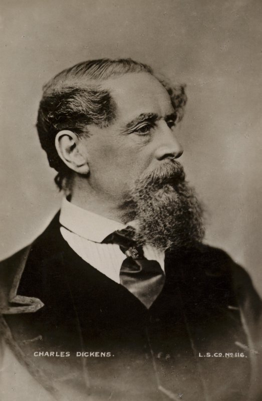 تشارلز ديكنز (1812-1870) ، الروائي الإنجليزي بواسطة مصور انجليزى