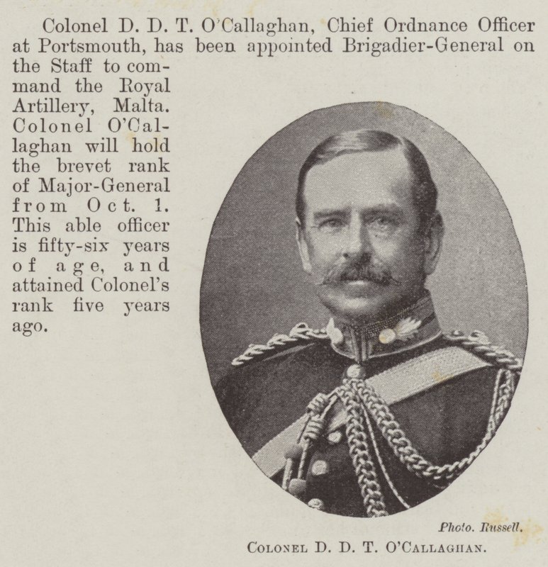 العقيد DDT OCallaghan بواسطة مصور انجليزى