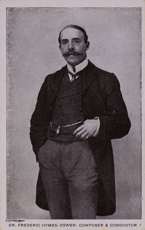 الدكتور فريدريك هيمن كوين ، ملحن وعازف بيانو وموصل (1852-1935) بواسطة مصور انجليزى