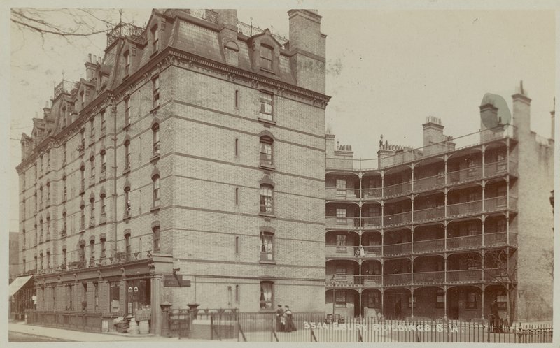مباني Ebury على طريق Pimlico بواسطة مصور انجليزى