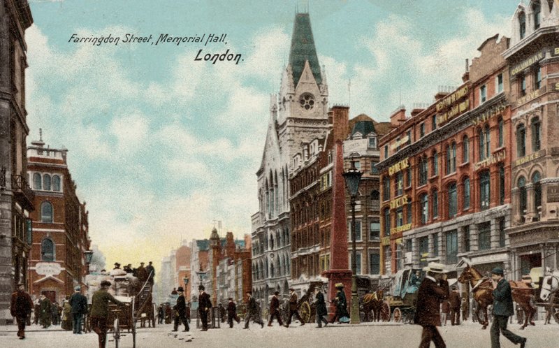 Farringdon Street, Memorial Hall, London (photo) بواسطة مصور انجليزى