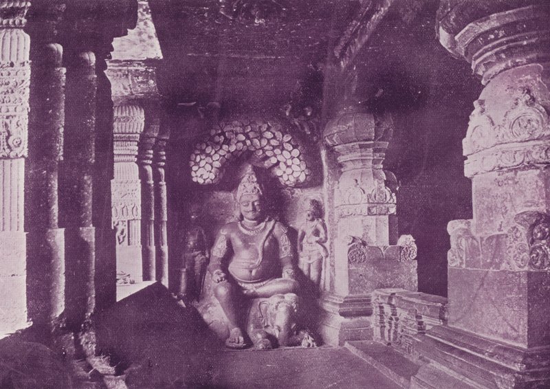 الرقم إندرا ، الكهوف Ellora بواسطة مصور انجليزى