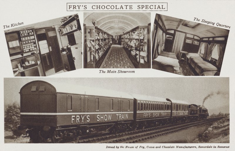 Frys Chocolate Special Train (b/w photo) بواسطة مصور انجليزى