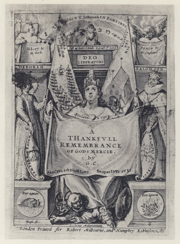G Carleton, A Thankfull Remembrance, R Mylbourn and H Robinson 1624 (b/w photo) بواسطة مصور انجليزى
