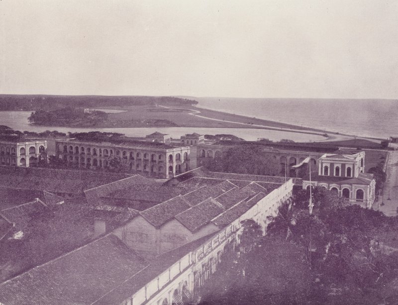 Galle Face and Barracks ، كولومبو ، سيلان بواسطة مصور انجليزى