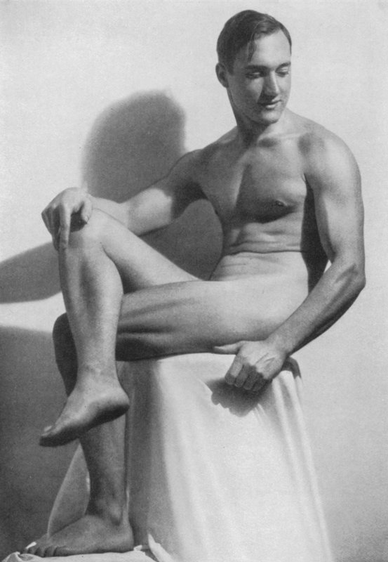 Illustration for The Male Body (b/w photo) بواسطة مصور انجليزى