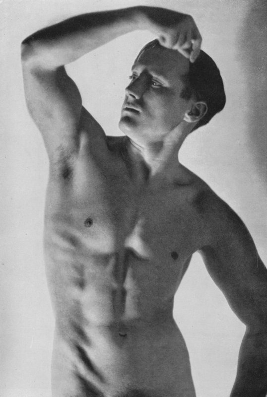 Illustration for The Male Body (b/w photo) بواسطة مصور انجليزى