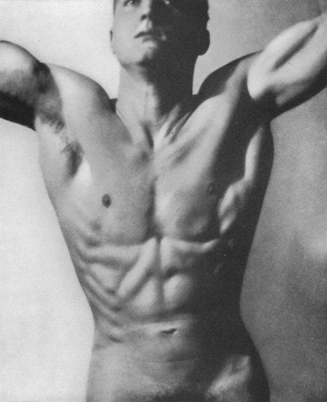 Illustration for The Male Body (b/w photo) بواسطة مصور انجليزى