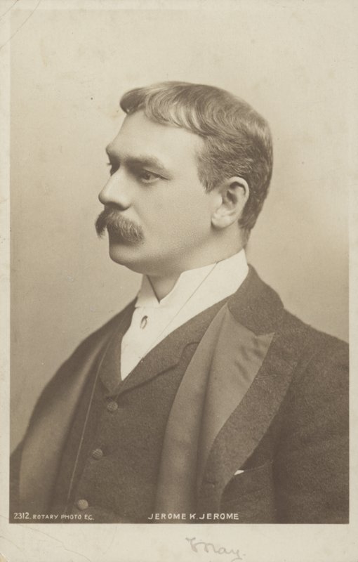 جيروم ك.جيروم (1859-1927) ، مؤلف إنجليزي بواسطة مصور انجليزى