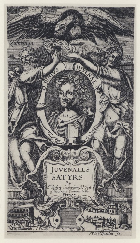 Juvenal, Satyrs, Tr Sir R Stapleton, H Moseley 1647 (b/w photo) بواسطة مصور انجليزى