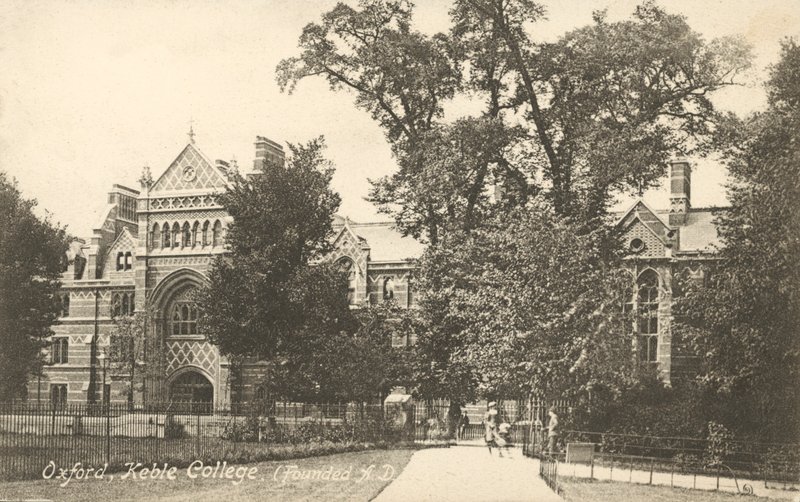 Keble College, Oxford (b/w photo) بواسطة مصور انجليزى