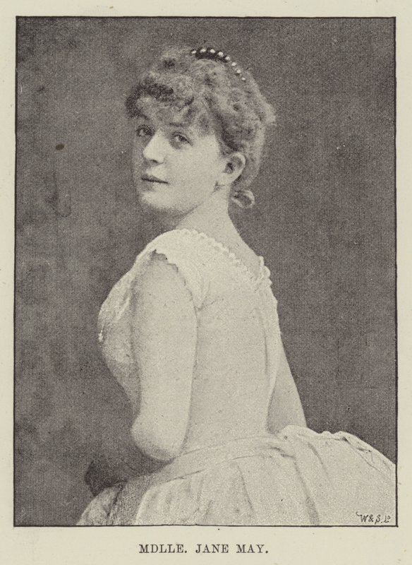 Mademoiselle Jane May بواسطة مصور انجليزى