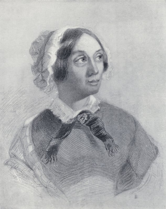 Mary Howitt (b/w photo) بواسطة مصور انجليزى