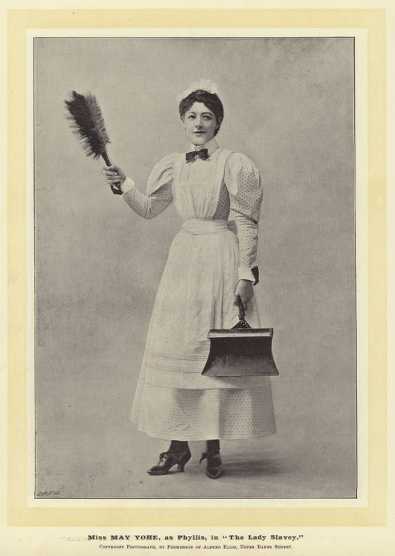 ملكة جمال ماي Yohe ، مثل Phyllis ، في The Lady Slavey بواسطة مصور انجليزى