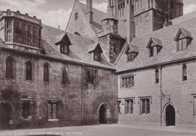 كلية Mob Quadrangle Merton ، أكسفورد بواسطة مصور انجليزى