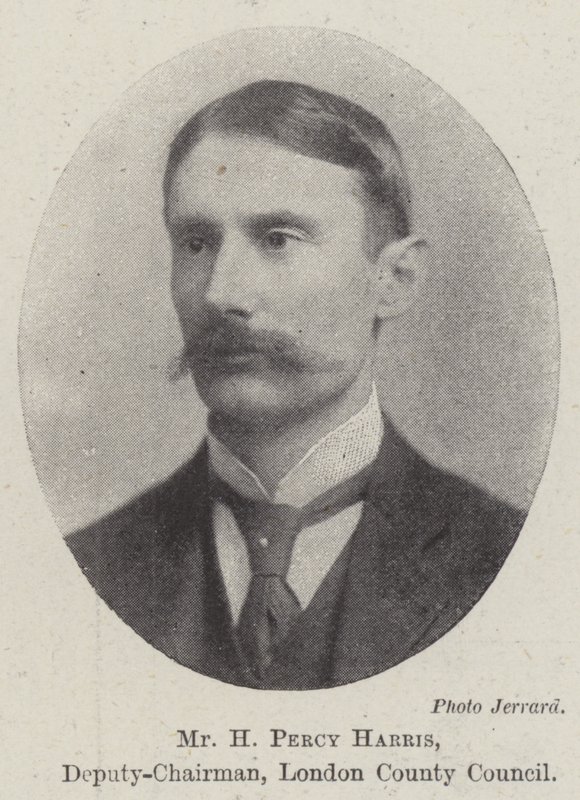 السيد H Percy Harris ، نائب رئيس مجلس مقاطعة لندن بواسطة مصور انجليزى