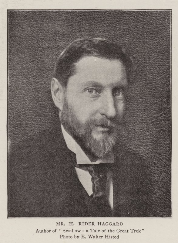 السيد H Rider Haggard ، مؤلفو مسلسلنا الجديد بواسطة مصور انجليزى