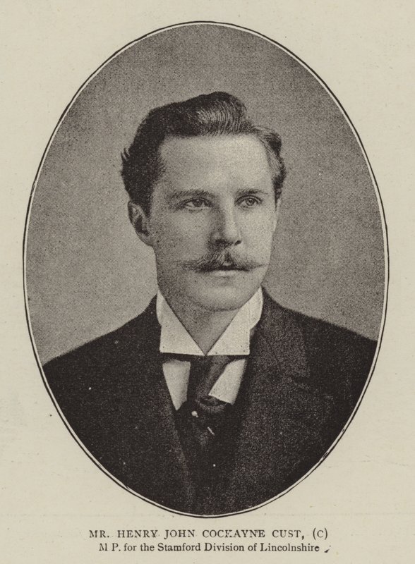 السيد Henry John Cockayne Cust ، محافظ بواسطة مصور انجليزى