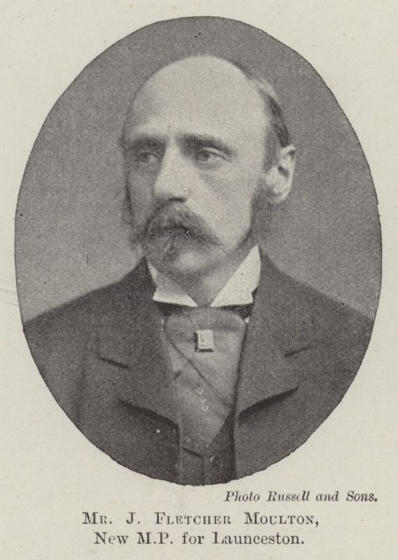 السيد J Fletcher Moulton ، النائب الجديد عن Launceston بواسطة مصور انجليزى