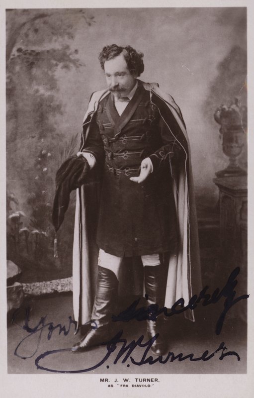 السيد JW Turner مثل السيدة Diavolo بواسطة مصور انجليزى