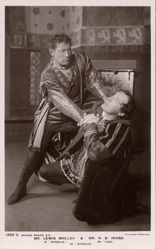 عطيل الاختناق Iago و Lewis Waller و H B Irving (b / w photo) بواسطة مصور انجليزى