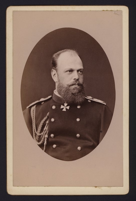 Portrait, Czar Alexander III Of Russia (b/w photo) بواسطة مصور انجليزى
