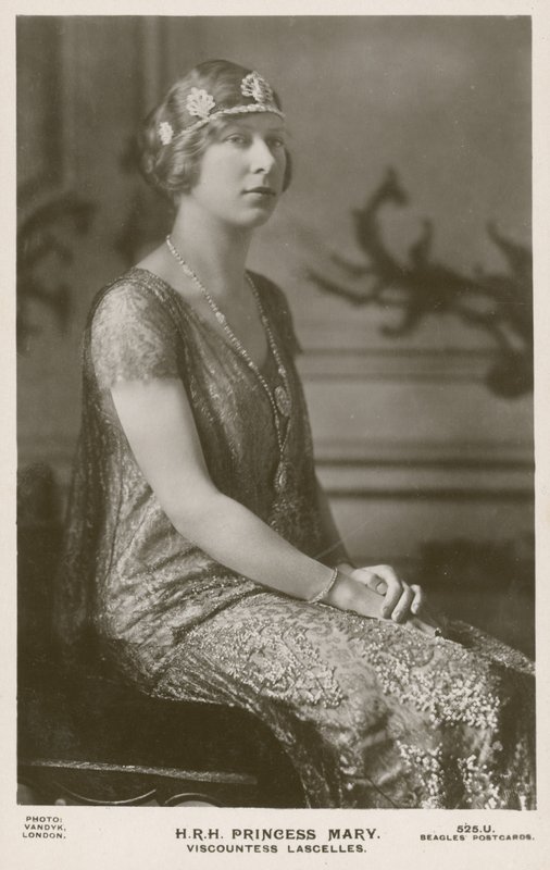 الأميرة ماري ، Viscountess Lascelles (b / w photo) بواسطة مصور انجليزى