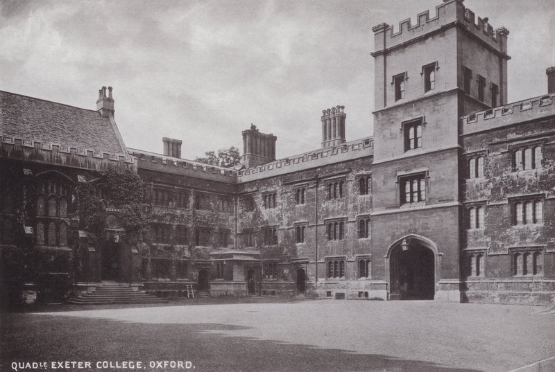 كلية Quadrangle Exeter ، أكسفورد بواسطة مصور انجليزى