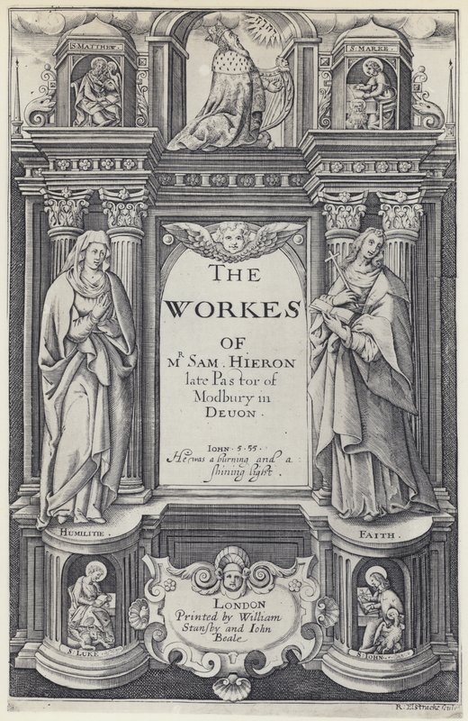 S Hieron, The Workes, W Stansby and J Beale, c 1614 (b/w photo) بواسطة مصور انجليزى