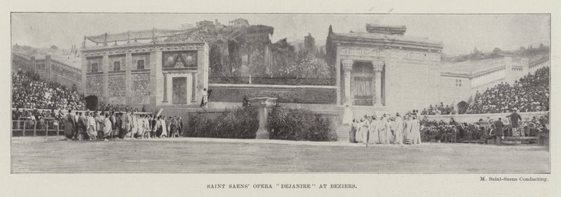 Saint Saens Opera Dejanire at Beziers بواسطة مصور انجليزى
