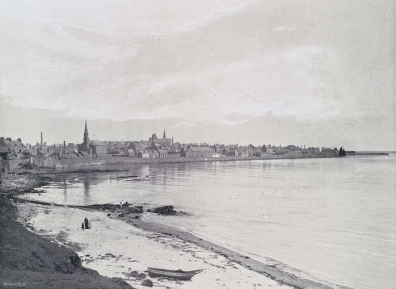 اسكتلندا: Peterhead (b / w photo) بواسطة مصور انجليزى