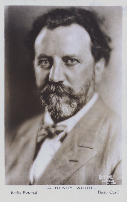 Sir Henry Wood, English conductor (b/w photo) بواسطة مصور انجليزى
