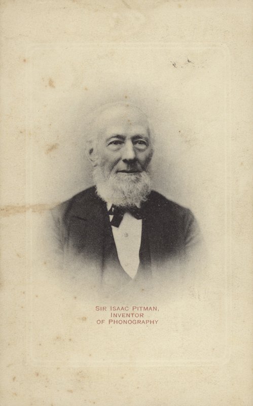 السير إسحاق بيتمان (1813-1897) ، المخترع الإنجليزي لكتابة بيتمان المختصرة بواسطة مصور انجليزى